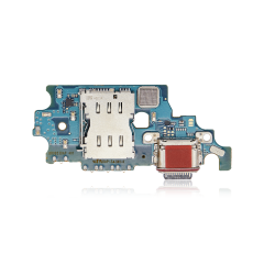 Charging Port Board With Sim Card Reader Compatible For Samsung Galaxy S21 Plus 5G (G9960) (Asia Version) (Premium)