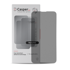 Casper Pro Tempered Glass Compatible For iPhone 15 Plus / 16 Plus (10 Pack) (Privacy)
