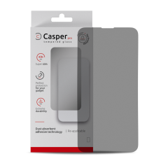 Casper Pro Tempered Glass Compatible For iPhone 15 Plus / 16 Plus (Retail Pack) (Privacy)