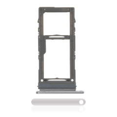 Support de carte SIM simple compatible avec Samsung Galaxy Note 10 Plus / 5G (Aura Glow / Argent)