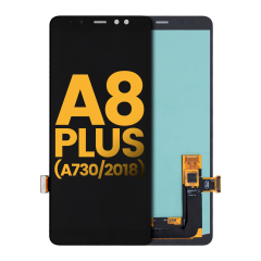 Assemblage OLED Sans Cadre Compatible Pour Samsung Galaxy A8 Plus (A730 / 2018) (Reconditionné) (Toutes Couleurs)