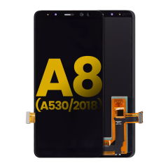 Assemblage OLED sans cadre compatible pour Samsung Galaxy A8 (A530 / 2018) (Reconditionné) (Toutes couleurs)