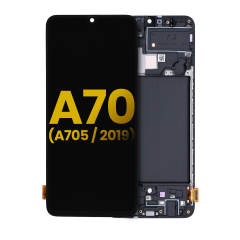 Ensemble OLED Avec Cadre Compatible Pour Samsung Galaxy A70 (A705 / 2019) (Reconditionné) (Toutes Couleurs)