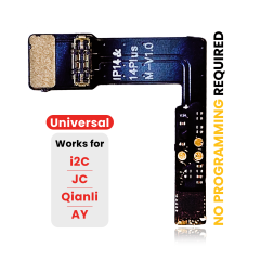 Pre-Programmed Universal Battery Tag-On Flex (Soldering Not Required) Compatible For iPhone 14 / 14 Plus (AmpSentrix) (Compatible With I2C, JCID, Qianli)