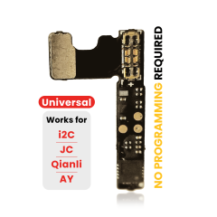 Pre-Programmed Universal Battery Tag-On Flex (Soldering Not Required) Compatible For iPhone 13 Pro / 13 Pro Max / 14 Pro / 14 Pro Max (AmpSentrix) (Compatible With I2C, JCID, Qianli)