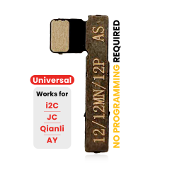 Pre-Programmed Universal Battery Tag-On Flex (Soldering Not Required) Compatible For iPhone 12  / 12 Mini / 12 Pro (AmpSentrix) (Compatible With I2C, JCID, Qianli)