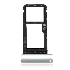 Sim Card Tray Compatible For Motorola Moto G Power (XT2117 / 2021) (Genuine OEM) (Hazy Silver)