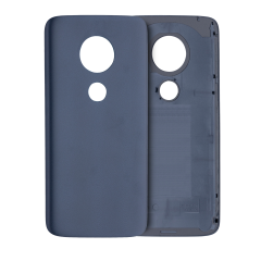 Back cover Glass Compatible For Motorola Moto G7 Play (XT1952 / 2019) (Deep indigo) (US Version)