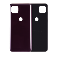 Back cover Glass Compatible For Motorola Moto One 5G Ace (XT2113-1/2 / 2021) (Volcanic Gray)
