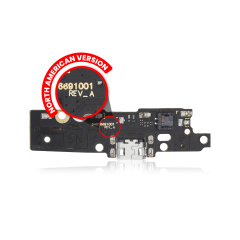 Charging Port Board (Without Finger Sensor) Compatible For Motorola Moto E4 (XT1764 / XT1767 / XT1768 / 2017) (US Version / Rev_A)