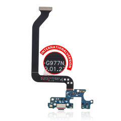 Charging Port With Flex Cable Compatible For Samsung Galaxy S10 5G (G977N) (International Version) (Premium)
