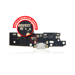 Charging Port Board (With Finger Sensor) Compatible For Motorola E4 (XT1764 / XT1767 / XT1768 / 2017) (US Version / Rev_A)