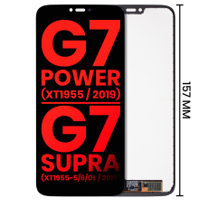 LCD Assembly Without Frame Compatible For Motorola Moto G7 Power (XT1955 / 2019) / G7 Supra (XT1955-5/6/DL / 2019) (US Version) (157MM) (Aftermarket Plus) (All Colors)