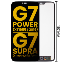 LCD Assembly Without Frame Compatible For Motorola Moto G7 Power (XT1955 / 2019) / G7 Supra (XT1955-5/6/DL / 2019) (US Version) (157MM) (Refurbished) (All Colors)