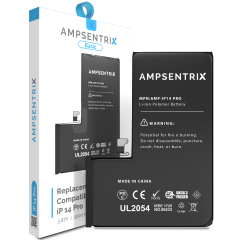 Replacement Battery Compatible For iPhone 14 Pro (AmpSentrix Basic)