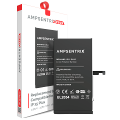 Replacement Battery Compatible For iPhone 15 Plus (AmpSentrix Plus)