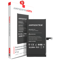 Replacement Battery Compatible For iPhone 15 (AmpSentrix Plus)