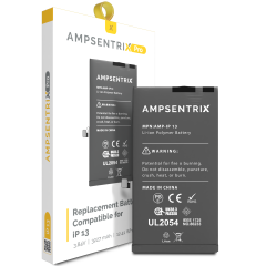 Replacement Battery Compatible For iPhone 13 (AmpSentrix Pro)