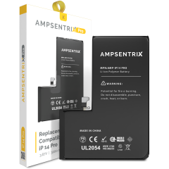 Replacement Battery Compatible For iPhone 14 Pro (AmpSentrix Pro)
