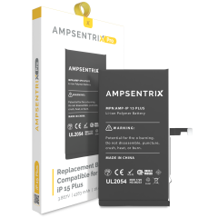 Replacement Battery Compatible For iPhone 15 Plus (AmpSentrix Pro)