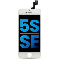 Écran LCD compatible pour iPhone 5S / SE (2016) (Après-vente) (Blanc)