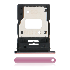 Dual Sim Card Tray Compatible For Xiaomi Mi 11 Lite (Peach Pink)