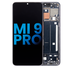 LCD Assembly With Frame Compatible For Xiaomi Mi 9 Pro (Aftermarket: Incell) (Titanium Black)