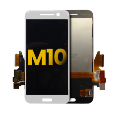 Assemblage LCD sans cadre compatible pour HTC M10 (Reconditionné) (Blanc)