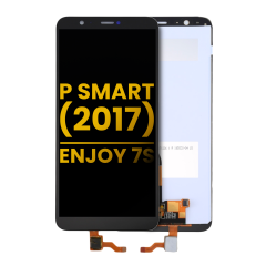 LCD Assembly Without Frame Compatible For Huawei P Smart (2017) / Enjoy 7S (Refurbished) (Black)