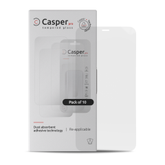 Casper Pro Tempered Glass Compatible For iPhone XS Max / 11 Pro Max (10 Pack) (Clear)