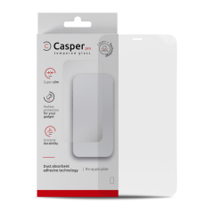 Casper Pro Tempered Glass Compatible For iPhone 12 Mini (Case Friendly) (Retail Pack) (Clear)