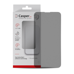 Casper Pro Tempered Glass Compatible For iPhone 13 / 13 Pro / 14 / 16e (Retail Pack) (Privacy)