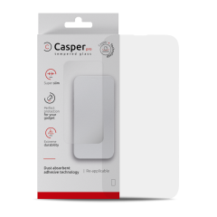 Casper Pro Tempered Glass Compatible For iPhone 14 Pro (Retail Pack) (Clear)