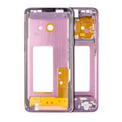 Mid-Frame Housing Compatible For Samsung Galaxy S9 (With SmallParts) (Lilac Purple Frame)