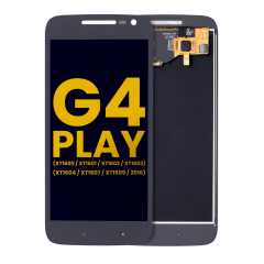 LCD Assembly Without Frame Compatible For Motorola Moto G4 Play (XT1600 / XT1601 / XT1602 / XT1603 / XT1604 / XT1607 / XT1609 / 2016) (Refurbished) (Black)