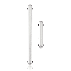 Hard Buttons (Power / Volume) Compatible For Samsung Galaxy Tab S6 Lite (P610 / P615 / 2020) (Silver)