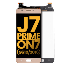 Assemblage LCD sans cadre compatible pour Samsung Galaxy J7 Prime / On7 (G610 / 2016) (Reconditionné) (Or)
