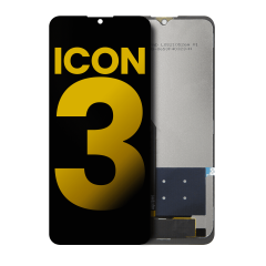 LCD Assembly Without Frame Compatible For Cricket Icon 3 (Refurbished) (All Colors)