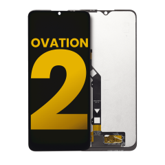 LCD Assembly Without Frame Compatible For Cricket Ovation 2 (Refurbished) (All Colors)