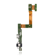 Charging Port Flex Cable With Headphone Jack Compatible For Samsung Galaxy Tab A 9.7" (T550  / T555) (2015) (Premium)