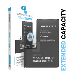 Replacement Battery Compatible For iPhone 14 Pro (AmpSentrix Basic Extended)