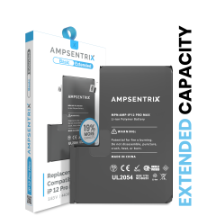Replacement Battery Compatible For iPhone 12 Pro Max (AmpSentrix Basic Extended)