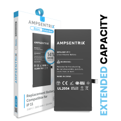 Replacement Battery Compatible For iPhone 11 (AmpSentrix Basic Extended)
