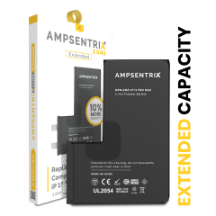 Replacement Battery Compatible For iPhone 15 Pro Max (Spot Welding Required) (AmpSentrix Core Extended)