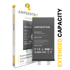 Replacement Battery Compatible For IPhone 14 (Spot Welding Required) (AmpSentrix Core Extended)