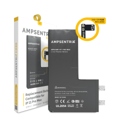 Replacement Battery Core with Universal Tag-On Flex Compatible For iPhone 11 Pro Max (Spot Welding Required) (AmpSentrix Core)
