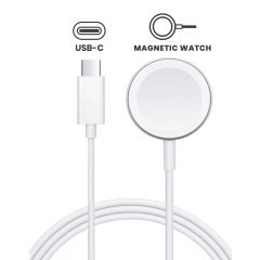 USB-C Magnetic Watch Charging Cable (3.3ft.) For All Watch Series (OEM Grade New) (Bulk Packaging)