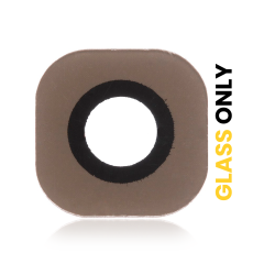 Back Camera Lens (Glass Only) With Adhesive Compatible For Samsung Galaxy S6 / S6 Edge (Gold) (10 Pack)