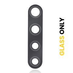Back Camera Lens (Glass Only) With Adhesive Compatible For Samsung Galaxy A21 (A215 / 2020) (10 Pack)