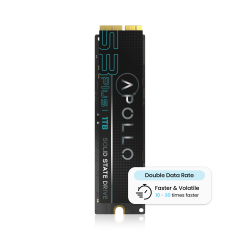 APOLLO High Performance SSD S3 Plus PCle 1TB  (With DDR)